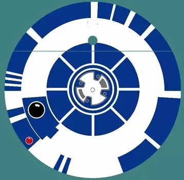 Комплект наклеек для робота-пылесоса Xiaomi 1C STYTJ01ZHM