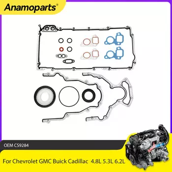 Комплект нижних прокладок деталей двигателя подходит для 4,8 л 5,3 л 6,2 л для Chevrolet GMC Buick Cadillac 4,8 л 5,3 л 6,2 л CS9284 CS5975