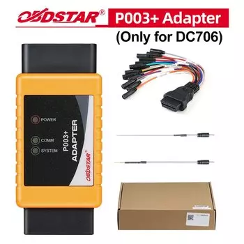 Комплект OBDSTAR P003+ 2025 года, работающий с планшетами серии OBDSTAR DC706 для ECU EEPROM/флеш-даний/даний IMMO