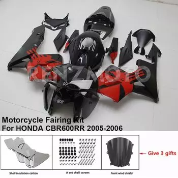 Комплект обтекателей для мотоцикла, пластиковый комплект для HONDA CBR 600 RR 2005 2006, аксессуары, ABS, литьевой кузов