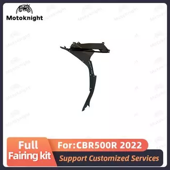 Комплект обтекателей, подходящий для Honda CBR500R 2019-2023 2021 2022, полный комплект обтекателей для мотоциклов, неокрашенные черные комплекты кузова, новый АБС-пластик