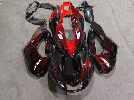 Комплект обтекателей YZF1000R для Yamaha YZF 1000, обтекатель Thunderace 97-07, черно-красный обтекатель для мотоцикла