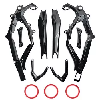 Комплект обтекателя рамы с графическими мотоциклами для Sur-Ron Ultra Bee, защитный чехол из углеродного волокна для электрического велосипеда