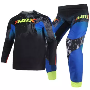 Комплект одежды из двух предметов 360, Джерси и брюки для мотокросса, брикет, мужские комплекты для внедорожника, вездехода, мотовездехода, мотовездехода, горного велосипеда, кроссового велосипеда, взрослый желтый костюм