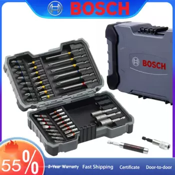 Комплект отвертки 43Pcs, аксессуар для отвертки BOSCH, головка отвертки 25mm 75mm, патрон удлиненный отвертка