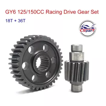 Комплект передач для гонок 14T 15T 16T 17T 18T GY6 125 150 152QMI 157QMJ ATV Quad Buggy Go Kart Запчасти для скутера