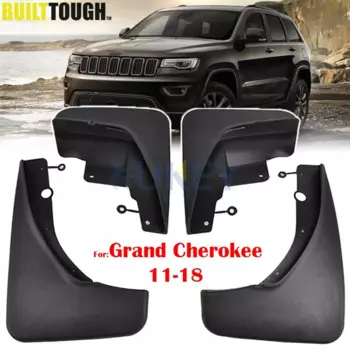 Комплект передних и задних автомобильных брызговиков для Jeep Grand Cherokee WK2 2011-2018, брызговики от грязи 2012 2013 2014 2015
