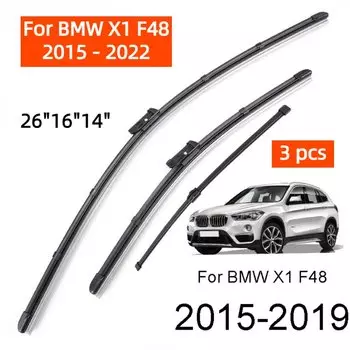 Комплект передних и задних щеток стеклоочистителя для BMW X1 F48 2015-2022 Щетки для лобового стекла и дождя 26 "16" 14" 2016 2017 2018 2019