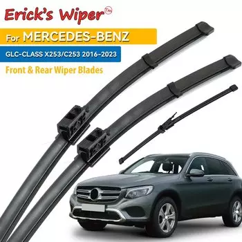 Комплект передних и задних щеток стеклоочистителя Erick для Mercedes-Benz GLC-Class X253 2015-2022, лобовое стекло, 22 "22" 12"