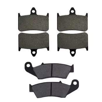 Комплект передних и задних тормозных колодок для мотоциклов для Honda VFR400, VFR 400, R3K, R3L, R3M, R3N, NC30 1989-1992, металл и латунные сплавы