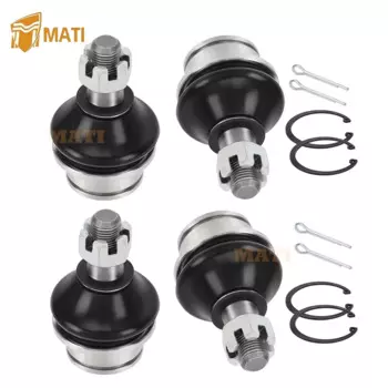 Комплект передних верхних и нижних шаровых шарниров для Kawasaki KFX450R KFX700 терих x4 750 800 Mule PRO FX DX KRF800 KRT800 KAF820 KAF1000
