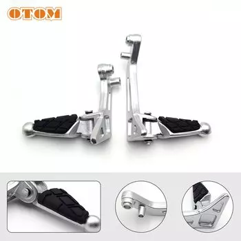 Комплект поддержки подножек для пассажиров OTOM, задние подножки для мотоциклиста, педаль для KEWS K16 HENGJIAN, модифицированные аксессуары для питбайка