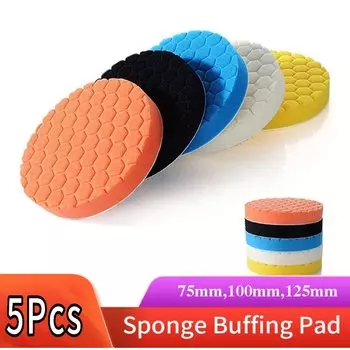 Комплект полировальных губок VIBRATITE 5 цветов 3/4/5 дюймов