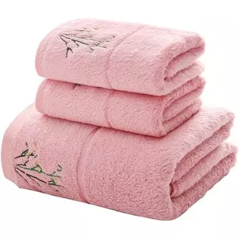 Комплект полотенец inyahome из бамбука 3 шт.