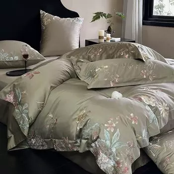 Комплект постельного белья Fat Fairy HOME TEXTILE из египетского хлопка 4 шт.