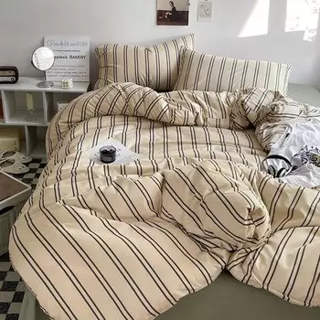 Комплект постельного белья из хлопка 4 шт.