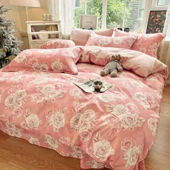 Комплект постельного белья Svetanya из шлифованного хлопка 4 шт.