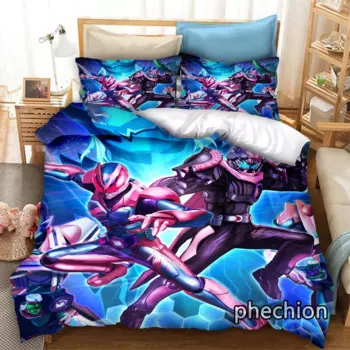 Комплект постельного белья phechion KAMEN RIDER REVICE с 3D принтом, пододеяльники, наволочки, слитное одеяло, Комплект постельного белья s, постельное белье K353