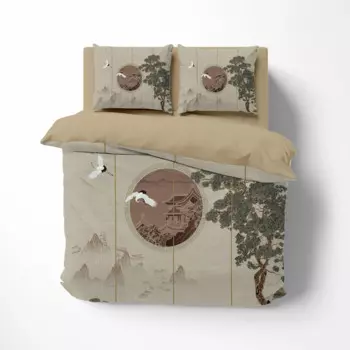 Комплект постельного белья с пододеяльником и 2 спальнями