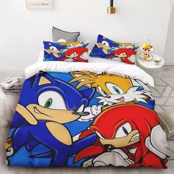 Комплект постельного белья Sonic Boy 3D, Bandai, для детей