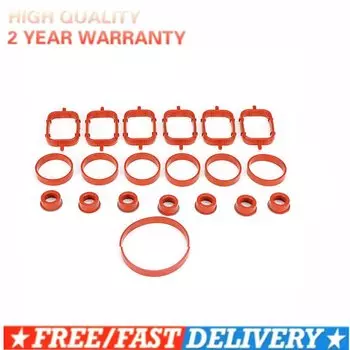 Комплект прокладок для впускного воздушного коллектора, 20 шт., 11617790198 11612246949, для BMW E87, E46, E90, E91, E92, E92, E93, E39, E60, M57