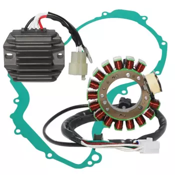 Комплект прокладок двигателя катушки для Yamaha Big Bear 350 YFM350 YFM350U YFM350FW YFM350FWB YFM350FX 4KB-85510-11 4KB-81960-02