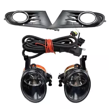 Комплект противотуманных фар, 2 шт., Решетка переднего нижнего бампера, крышка светильник жгута проводов для Гольф 6 MK6 2010 2011 2012 2013 2014