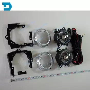 Комплект противотуманных фар 8 шт. для Outlander CW 2007-2010, противотуманные фары для крышки фар Airtrek, поддержка провода переключателя Mn142091 6321a043 6400a739