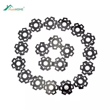 Комплект радиаторов PlumHOME 20 шт., 1/3/5 Вт, черный