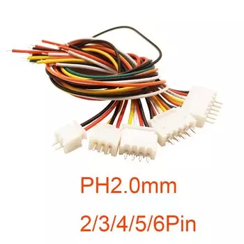 Комплект разъемов LOCHEUK JST 2/3/4/5/6-контактный 26AWG