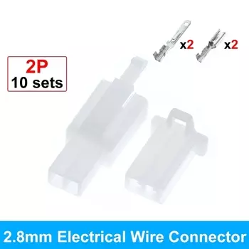 Комплект разъемов TZT для электрических проводов 2,8 мм