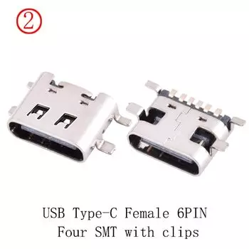 Комплект разъемов USB Type-C 10 шт