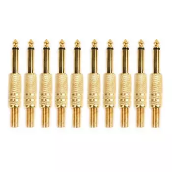 Комплект разъемов YAM 5AC211015 золотистого цвета 10 шт.