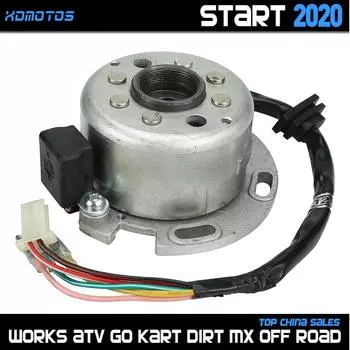 Комплект ротора статора магнето зажигания переменного тока для мотоцикла 150 Lifan 150cc LF150, горизонтальный двигатель, детали обезьяны для грязи, пит-байка