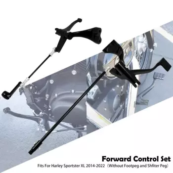Комплект рычагов управления вперед для мотоцикла без подножек для Harley Sportster XL 48 72 1200 883 Iron SuperLow Custom 04-Up