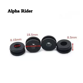 Комплект с резиновым креплением на втулке, Боковое покрытие, крыло, ковбойская фара, батарейный отсек для Yamaha DT DT125 DT250 DT400