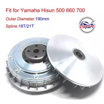 Комплект сцепления переменного тока 21т для 2002-2012 Yamaha Гризли Рино 550 660 700 4x4