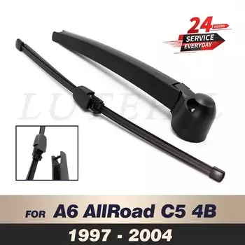 Комплект щеток и рычагов заднего стеклоочистителя для Audi A6 AllRoad C5 4B 1997-2004 1998 1999 2000, лобовое стекло, задняя дверь, окно