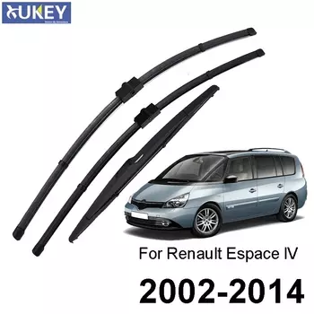 Комплект щеток стеклоочистителя Xukey переднего и заднего стекла для Renault Espace 4 2014 2013 2012 2011 2010 2009 2008 2007 20063 2005 2004