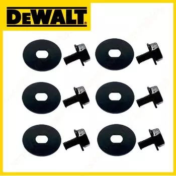 6 комплектов 90639221 90618229 Комплект Шайбы болтов цепной пилы для DEWalt, детали DCCS620B CMCCS660 CMCCS660 DWCS600 DCCS620 DCCS670 DCCS690