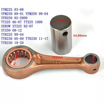 Комплект Шатунов для мотоцикла Yamaha YTM225 Bear Tracker YFM250 Timberwolf YFB250 TT225 XT250 TTR225 TTR230 XT225 Serow 225