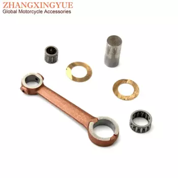 Комплект Шатунов для Piaggio Vespa, мопеда, Чао Браво, гриля, Si, штифт 50 куб. См, 10 мм, 12 мм, 2-тактные детали двигателя