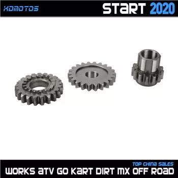 Комплект шестерни привода моста стартера мотоцикла для YX 140 YinXiang 140cc 1P56FMJ W063, части горизонтального двигателя для грязевого питбайка