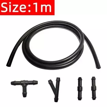 Комплект шлангов омывателя лобового стекла подходит для большинства установщиков форсунок омывателя, соединяющих автомобильных водяных насосов и форсунок 1м2м3м