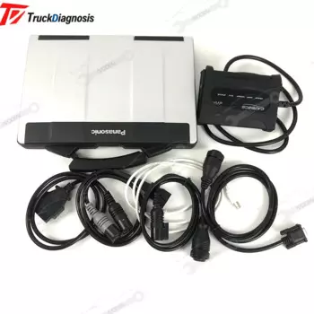 Комплект сканера DOOSAN uVIM для oem, сверхмощный интерфейс связи, вилочный погрузчик, экскаватор, диагностический инструмент, детектор + ноутбук cf53