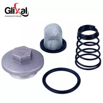 Комплект сливных масляных фильтров Glixal GY6 49cc 50cc 125cc 150cc для 139QMB 152QMI 157QMJ, китайский скутер, мопед, вездеход