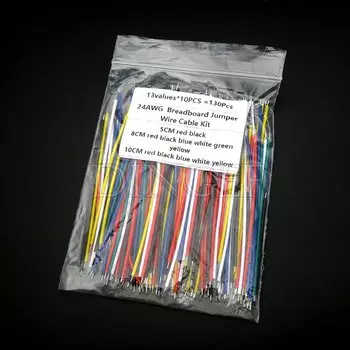 Комплект соединительных проводов DNIGEF 24AWG 6 цветов