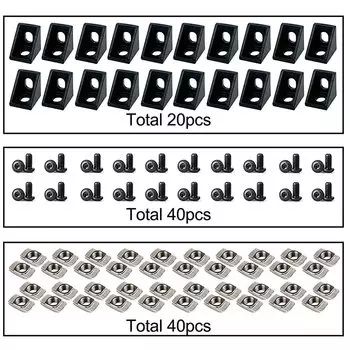 Комплект соединителей для алюминиевого профиля 2020 NERISXB