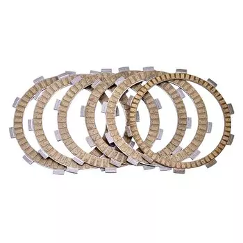 Комплект стальных фрикционных дисков сцепления для мотоциклов Honda NX250 MD21 XR250 XR250R ME06 XR NX 250 XL350 XL350R XL 350 TRX400 TRX 400