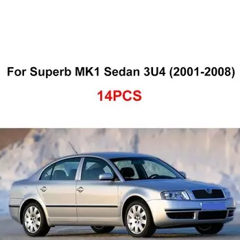 Комплект светодиодного освещения для салона Skoda Superb 1 2 3 MK1 MK2 MK3 седан Combi 2001-2015 2016 2017 2018 Светодиодная лампа